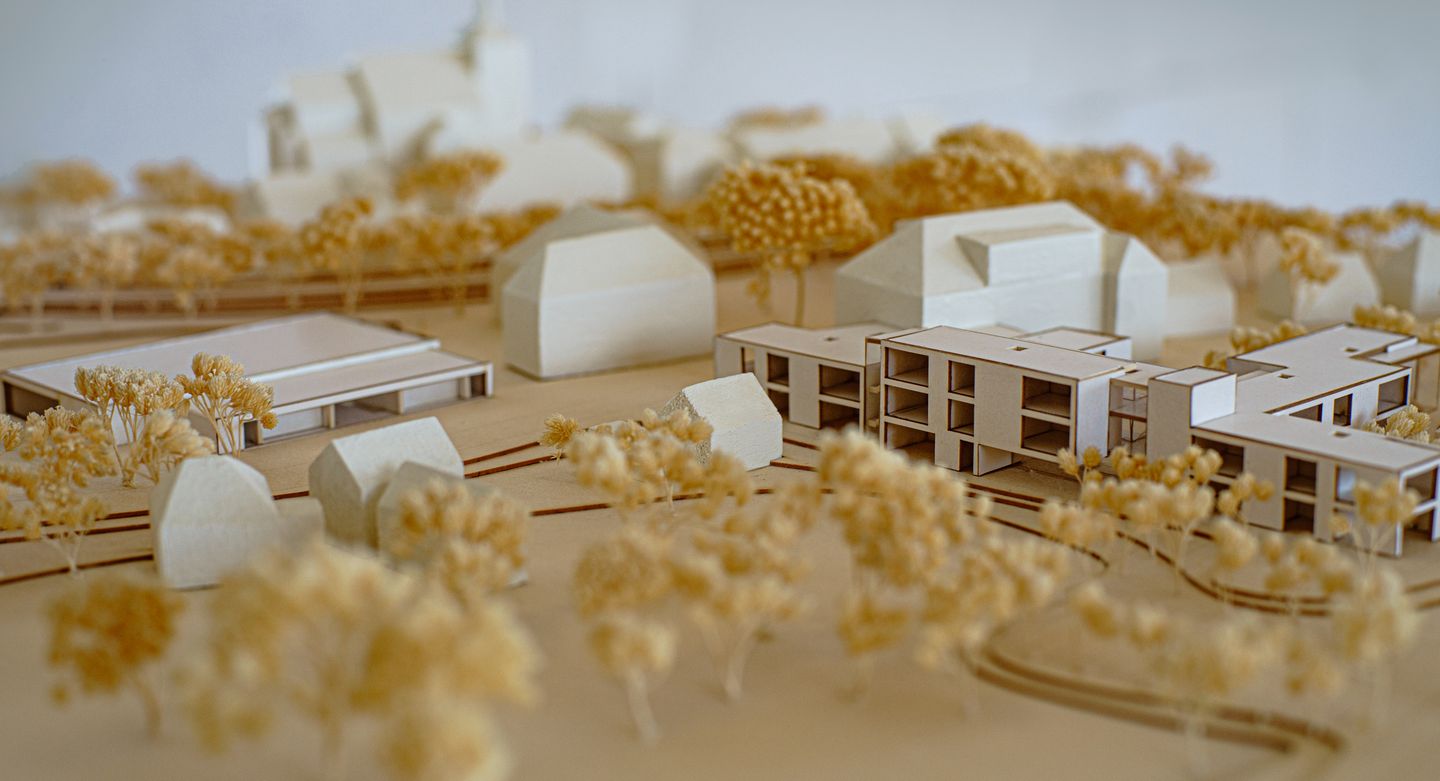 Hintergrundbild eines Modellbaus - Architektur Jenny Eggers